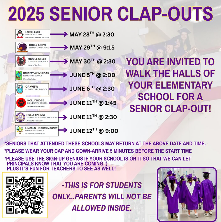 Senior Clap Out Dates